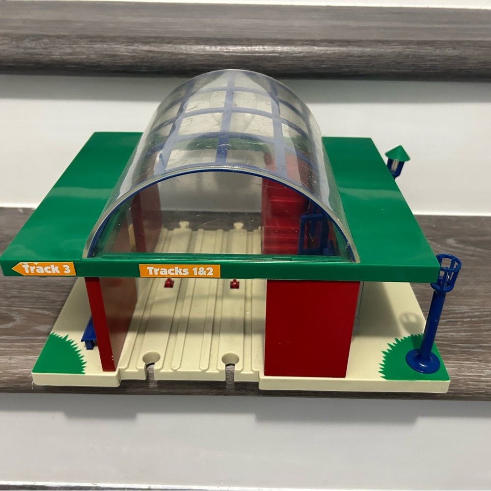 Kids Toy Train Station for wooden train